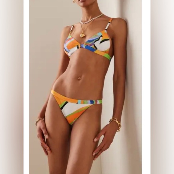 MARA HOFFMAN Astrid Printed Bikini Top and bottom - Picture 1 of 5